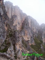 Ferraty pod planinou Monte Nuvolau