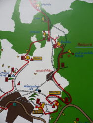Mapa pevnosti Dobrošov