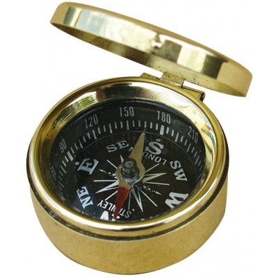 Obrázek zobrazuje produkt SEA CLUB Malý mosazný kompas s víkem